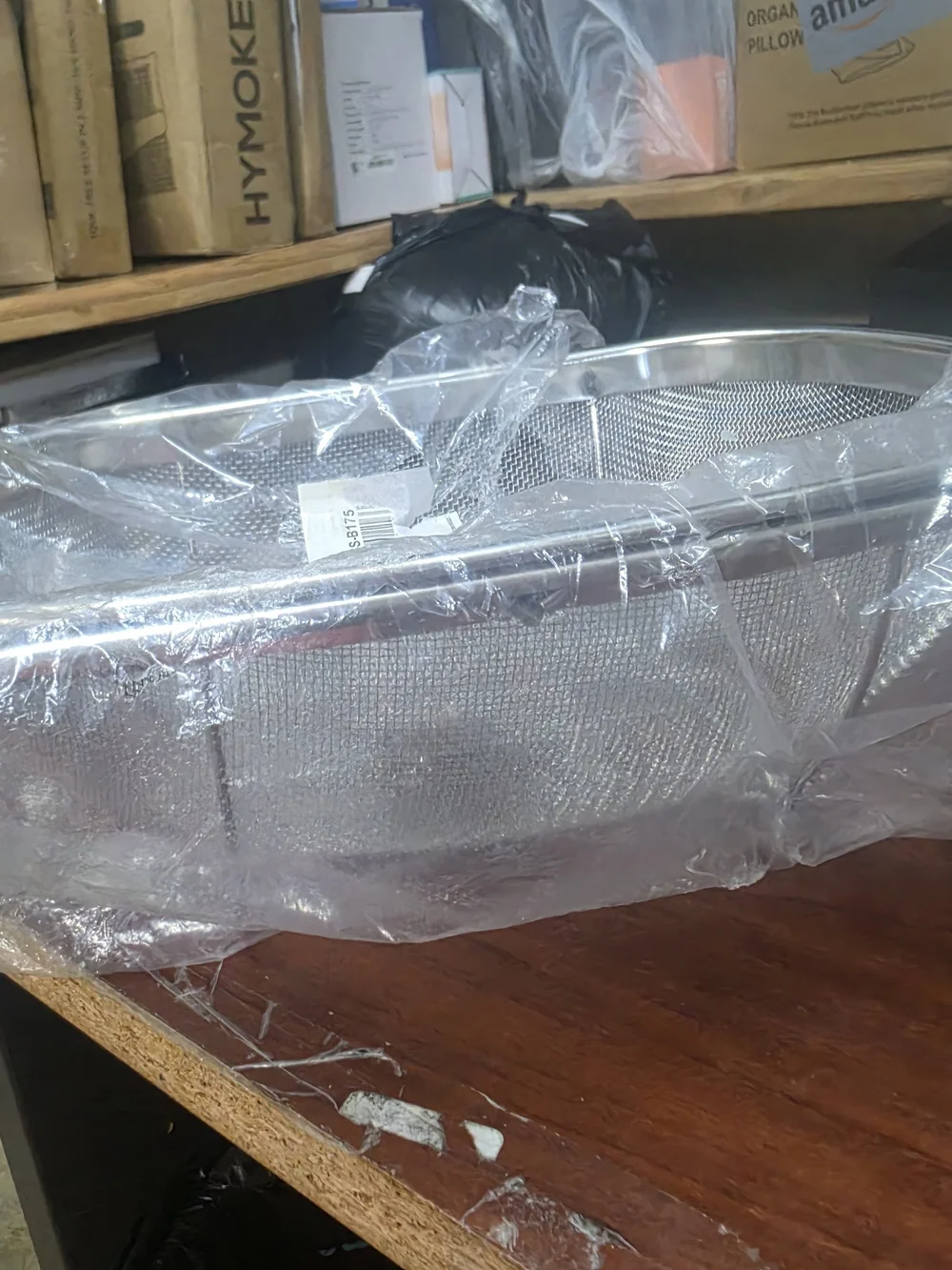 Stainless Steel Mesh Strainer Basket - Silver